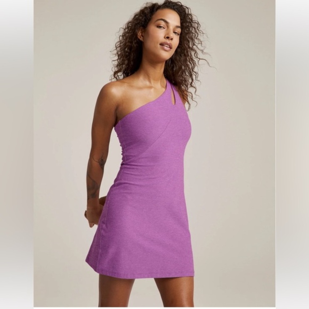 Beyond Yoga Spacedye‎ Lost Your Mind Dress Bright Iris Heather - Picture 2 of 5